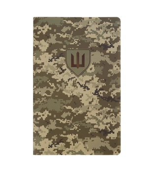 Блокнот А5 64 л. BUROMAX Military из водонепроницаемой бумаги клетка пиксель (BM.295190-04) 4823126800950