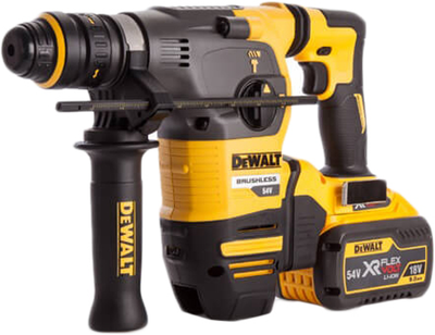 Акумуляторний перфоратор DeWALT DCH334X2 SDS-Plus 54 В XR FlexVolt