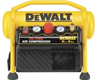 Компрессор воздушный безмасляный поршневой поршневой DeWALT DPC6MRC 6 л, 1.1 кВт