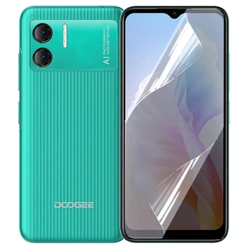 Антишпион приватная плёнка гидрогелевая для смартфона Doogee X98 противоударная прозрачная