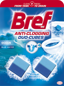 Очисний кубик для унітазу Bref Дуо-Куб 100 г (9000100897242)