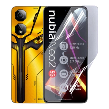 Плёнка гидрогелевая матовая для ZTE Nubia Neo 2 5G протиударная прозрачная