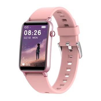 Смарт-часы женские Bakeey ZX17 rose (тонометр, пульсоксиметр)