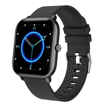 Смарт-часы Bakeey P18 black (тонометр, пульсоксиметр, погода)