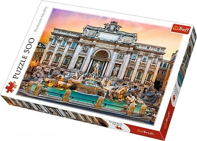Пазли Фонтан ді Треві, Рим, Італія (500 елм.) 37292 (Trefl)