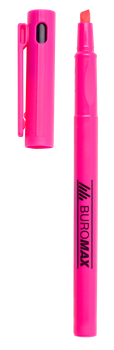 Текст-маркер Buromax Slim Neon на водной основе 1-4 мм Розовый (BM.8907-10)