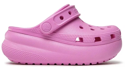 Детские сабо Crocs Classic Cutie Clog на девочку на платформе с12 29 18 см Розовые