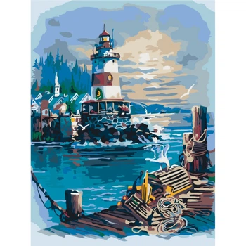 Картина по номерам "Маяк" Bambi 10593-NN 30х40