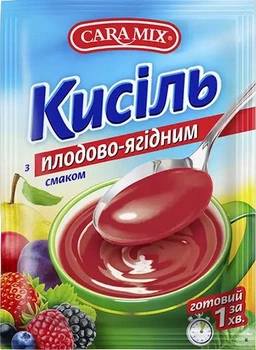 Кисіль з Плодово-Ягідним смаком 90г, ТМ Caramix