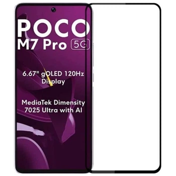 Захисне скло MOFI Full Glue Protect для Xiaomi Poco M7 Pro - Black