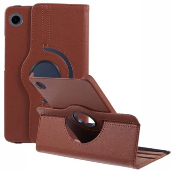Чохол Deexe Rotation для Samsung Galaxy Tab A9 (X110/115) - Brown