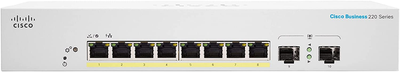 Комутатор Cisco CBS220-8FP-E-2G-EU