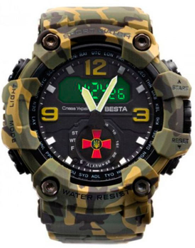 Чоловічий годинник Besta Brave ЗСУ Pro Army Green