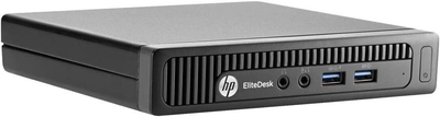 Неттоп HP EliteDesk 800 G2 Desktop Mini USFF / Intel Core i5-6500T (4 ядра по 2.5 - 3.1 GHz) / 8 GB DDR4 / 256 GB SSD / Intel UHD Graphics 530 б/у