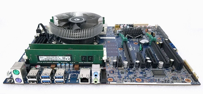 Комплект: Материнская плата HP Z440 / Intel Xeon E5-2640 v4 (10 (20) ядер по 2.4 - 3.4 GHz) / 64 GB DDR4 / Socket LGA 2011 v3+v4 / NVMe boot + кулер ID-Cooling DK-01 б/у