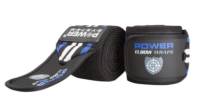 Бинти на лікоть Power System PS-3600 Elbow Wraps Blue/Black (пара) 4911284
