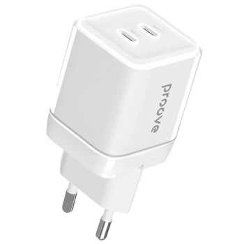 Сетевое зарядное устройство Proove Pure GaN Max 67W 2Type-C (WCPU67022202) White
