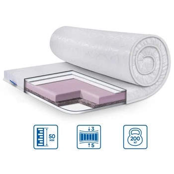 Топер Eurosleep DUAL жаккард 140x200 см