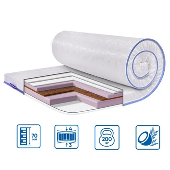 Топер Eurosleep COCOS-MIX ЖАКАРД 140x190 см
