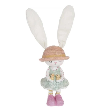 Фигурка декоративная Flora Зайка с птенцами 27 см. 42072