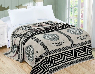 Плед Sofia. Велсофт микрофибра СПЛ-118 Versace-150х215