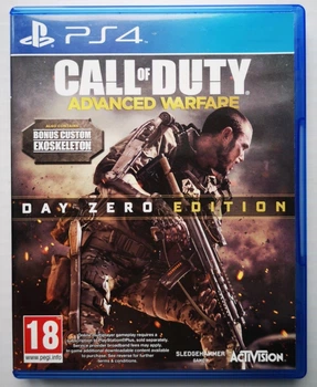 Call Of Duty Advanced Warfare Day Zero Edition, английская версия - диск для PlayStation 4, Б/У