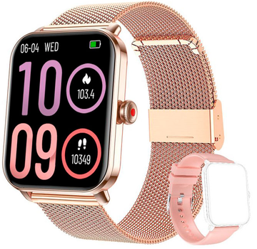 Женские часы Uwatch Smart Eva Nano Gold 2 ремешка