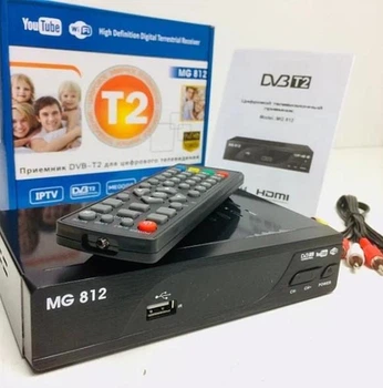 Цифровий тюнер DVB-T2 MG 812 з WiFi адаптером