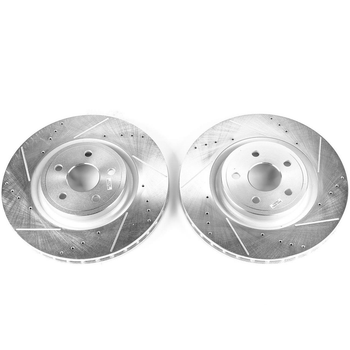 Диски 380 мм тормозные передние Jeep Grand Cherokee Durango POWER STOP (AR83080XPR, 05181513AB, 05181513) 2шт.