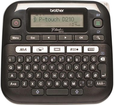 Принтер этикеток Brother PT-D210 (PTD210YJ1)