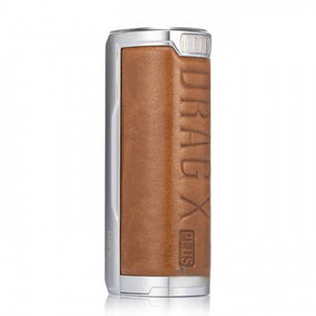 Батарейный мод VooPoo Drag X Plus Pro 100W Mod Silver retro brown (Серебро горчичный)