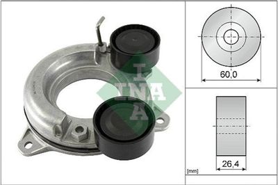 Натяжитель ремня генератора Ina Renault Megane 1.3 TCe 20- (534 0854 10)