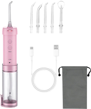 Ирригатор H2ofloss HF-10 mini pink