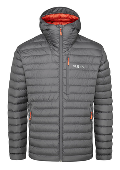 Пуховик чоловічій Rab Microlight Alpine Jacket, Graphene, M (RB QDB-12-GRH-MED)
