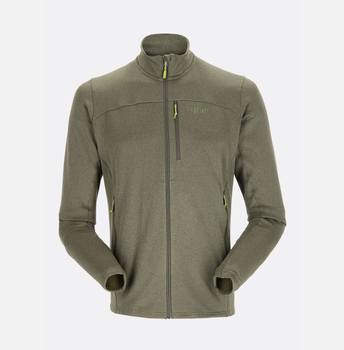 Кофта мужская Rab Graviton Jacket, Army, L (RB QFF-57-ARM-LRG)