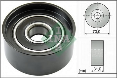 Ролик генератора Ina Honda Accord VII/ CR-V 2.2 i-CTDI 04-08 (70x31) (532 0588 10)