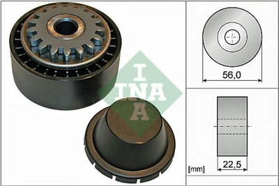 Ролик генератора Ina Renault Kangoo 1.2 97- (56x22.5) (531 0854 10)