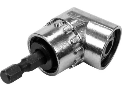 Угловой держатель-адаптер YATO YT-04632: HEX - 1/4", L= 37 мм, F=12 Нм, угол 105°