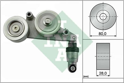 Натягувач ременя генератора Ina Honda Accord VIII 3.5 V6 07-12 (534 0415 10)