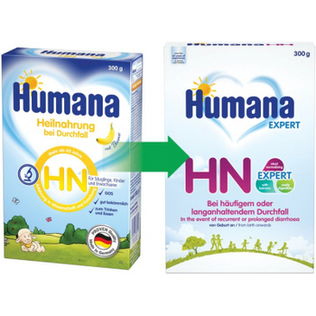Детская смесь Humana HN Expert молочная В случае диареи 300 г (4031244720542)