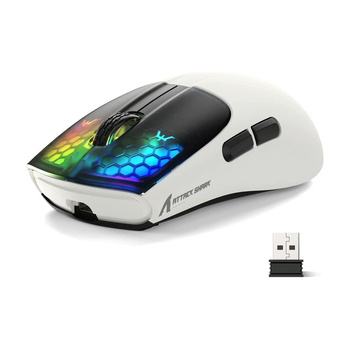 Миша ATTACK SHARK X5 Wireless Gaming Mouse White (X5-3212W)
