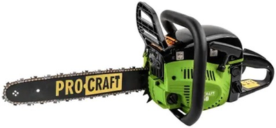 Цепная пила ProCraft K450 (шина+цепь 45, шина+цепь 40) (604501)