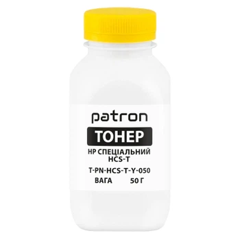Тонер HP HCS-T, 50 г, yellow Patron (PN-HCS-T-Y-050)