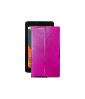 Чохол з екошкіри для планшету Bravis NB753 3G Рожевий