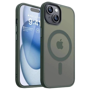 Чохол ударостійкий матовий VVave Premium Matte Insane Case with MagSafe для Apple Iphone 13 14 Green