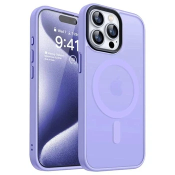 Чохол ударостійкий матовий WAVE Premium Matte Insane Case with MagSafe для Apple Iphone 14 Pro Max Light Purple