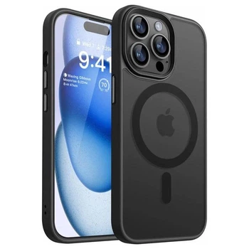 Чехол ударостойкий матовый VVave Premium Matte Insane Case with MagSafe для Apple Iphone 14 Pro Black