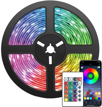 Розумна світлодіодна стрічка RZTK Smart RGB LED BT USB 5м + пульт