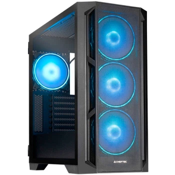Корпус Chieftec APEX LUMO GA-01B-L-OP 4x140mm A-RGB, USB-C, E-ATX, без БР, Black