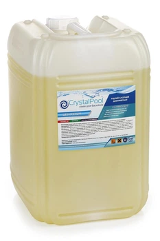 Рідкий хлор (гіпохлорит натрію) Crystal Pool Chlorine Liquid 25 кг